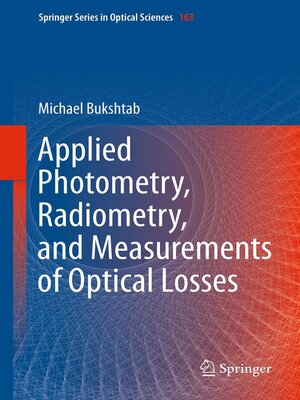 cover image of Applied Photometry, Radiometry, and Measurements of Optical Losses